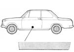 Türblech, außen links (202071), BMW 02er (Typ 114, E6, E10, E20)